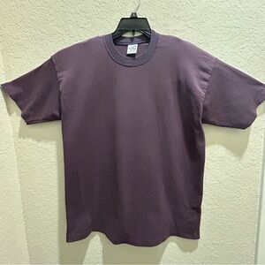 Men’s Cal Cru Micro-striped Purple T-Shirt XL